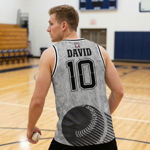 Camiseta de Baloncesto Deportiva para Hombre Marca Meharrban, Sin Mangas, Sublimada, Impresa, Absorbente de Humedad, Corte Regular, para Adultos, Todas las Temporadas, Cuello en V - Product Image 2