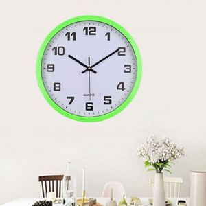 Horloge murale à quartz silencieuse de 8 pouces, design blanc moderne, à piles, style minimaliste antique, simple face, pour décorer votre intérieur - Product Image 6