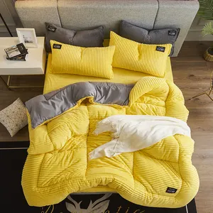 Wholesale Comforter Sets Bedding Magic Flannel Quit Set King Size Comforter Set