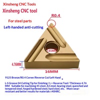 Plaquette CNC à rainurer double face pour rainurage triangulaire TNMG160404R/S TNMG160408R/S TNMG160408L/S