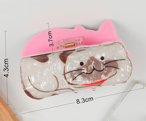 Dibujos animados pequeño lindo perro Corgi grandes pinzas para el pelo Animal Mini lindo Pvc tortuga Siamés <span class=keywords><strong>gato</strong></span> <span class=keywords><strong>atigrado</strong></span> pinza para el pelo garra - Product Image 6