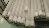 Manchon de protection diffuseur LED HongDun T5 T8 T10 T12 en PET, résistant au feu et aux explosions, pour éclairage, en plastique blanc
