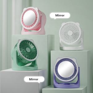 カスタマイズされたType-cポータブル冷却ミニシロッコファン新着屋外充電式スポーツブラシレスモーターホワイトデスクトップファン - Product Image 6