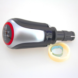 Pommeau de levier de vitesse de voiture, 5 ou 6 vitesses, rouge, ergonomique, en plastique, pour Volkswagen Audi Skoda, transmission manuelle - Product Image 2