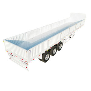 High Capacity Cargo <strong>Transport</strong> with Reinforced 3 4 5 Axles 60 80 Ton Mechanical Suspension Cargo Trailer Side Wall Semi Trailer - Product Image 2