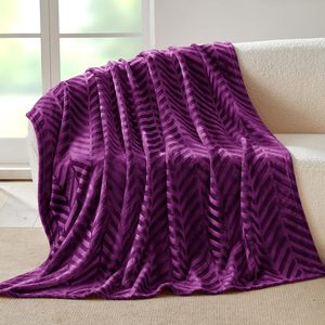 Cozy Winter Knit <strong>Throw</strong> Blanket with Decorative Jacquard Modern Style Dust Resistant Twin Size <strong>Bedspread</strong> - Product Image 3