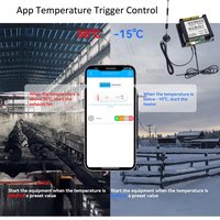 4G TLE Smart Controller 2 Way Relay 30A GSM Temperature Sensor Remote Control Thermostat for Heater refrigerator Home Appliance