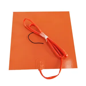 Custom Operated Silicon Rubber Heater Silicone Heating Pad Plate For Food Delivery Bag