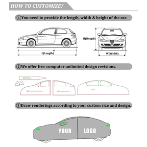 Couverture de voiture d'hiver extérieure Xiangta épaissie couverture de SUV anti-grêle en tissu Oxford - Product Image 6