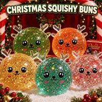 Jouets Squishy Lapin et Renne de Noël Anti-stress à Remontée Lente – Coffret Cadeau pour Adolescents et Adultes