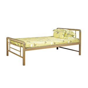 <span class=keywords><strong>Lit</strong></span> simple moderne <span class=keywords><strong>en</strong></span> métal noir pour étudiants, idéal pour dortoir scolaire, chambre à coucher ou appartement – Offre spéciale - Product Image 2