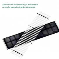 Grille d'aération linéaire rectangulaire en aluminium, amovible, industrielle, pour plafond/murs/sols, blanche