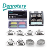 Tube buccal orthodontique monobloc en acier inoxydable Denrotary pour le premier molaire (0,022''/0,018'') – Vente directe usine