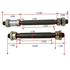 Essieu de <span class=keywords><strong>moyeu</strong></span> <span class=keywords><strong>avant</strong></span> et arrière de vélo résistant à la corrosion essieu de <span class=keywords><strong>moyeu</strong></span> de <span class=keywords><strong>roue</strong></span> de vélo pièces de rechange taille standard <span class=keywords><strong>VTT</strong></span> essieu solide - Product Image 6