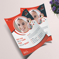 Service d'impression personnalisé de menus, dépliants publicitaires, brochures pliées, affiches et prospectus pour restaurants et salons de beauté (formats A4, A5)