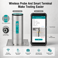 Medidor Digital Inalámbrico de Ancho de Grietas en Concreto, Equipo de Inspección de Seguridad para Edificios, Puentes y Carreteras, Monitoreo Civil