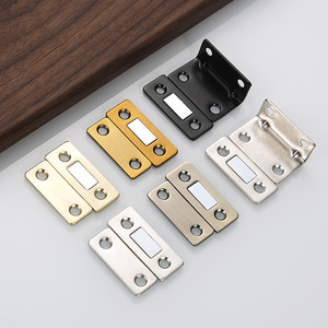Loquet de porte magnétique dissimulé ultra-mince en fer zingué pour armoire, penderie et tiroir – Design moderne et minimaliste - Product Image 4
