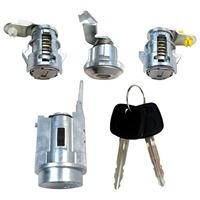 Serrure de hayon de camionnette OE 69005-0C230 69005-35130 Cylindre de serrure de hayon avec clés pour Toyota Tacoma 2005-2015