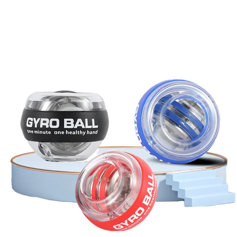 アームエクササイズボディ機能用の高品質の調整可能なセルフスタートジャイロフィットネスリストボールポータブルパワーボール