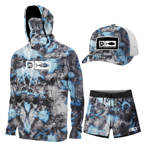 Custom Design <strong>Face</strong> Mask Hooded Fishing Hoodie Fishing Suit Upf 50+ Quick Dry Breathable Long Sleeve Fishing <strong>Shirt</strong> - Product Image 2