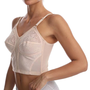 Soutien-gorge Corset Tendance Grande Taille pour Femmes, Sans Armature, Convertible, en Dentelle, à Bonnets Souples et Fins, Sexy, pour Poitrine Complète - Product Image 3