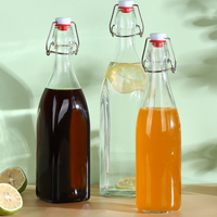 Bouteille d'eau en verre pour aliments pour bébés et jus, bouchon en aluminium 100 % recyclable, qualité alimentaire, logo personnalisé disponible