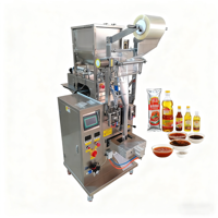 Machine de remplissage et d'emballage automatique verticale pour sachets de gel liquide, scellage 3/4 côtés, entièrement automatique, qualité alimentaire, pour jus de fruits et barres de gelée