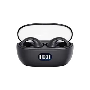 Clip d'oreille sans fil étanche 5.3 Q80 JS352 casque à conduction osseuse jeu écouteurs sans fil casque stéréo pour les jeux de sport