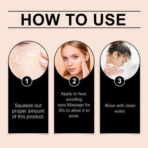 Gel exfoliant doux purifiant en marque propre 50g Nettoyage en profondeur Hydratant Convient à tous les types de peau Soins quotidiens du visage - Product Image 5