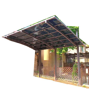 Garage extérieur Toit en polycarbonate Abri de voiture Pare-soleil Toit de voiture en aluminium Garages Abri voiture en porte-à-faux - Product Image 4