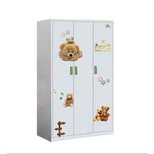 Garde-Robe en Acier Imprimé de Haute Qualité pour Enfants au Design Moderne, Personnalisable pour le Rangement des Vêtements dans la Chambre d'Enfant, Sensation Chaleureuse - Product Image 2