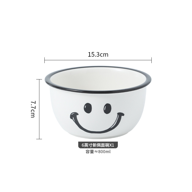 Nouveau bol de nouilles pei de 6 pouces