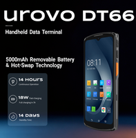 PDA Portátil DT66 con Linux y Android 13, Pantalla de 6.5 Pulgadas, Escáner de Códigos de Barras, 4GB/8GB de RAM + 64GB/128GB de ROM
