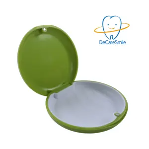 Dental Plastic Dental Denture Box Dental Retainer Case