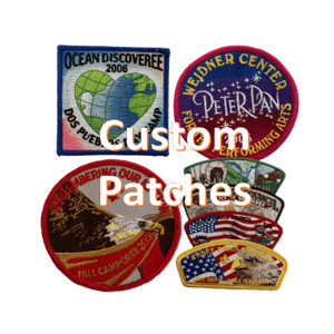 Patch élégant pour chapeau brodé en tissu sergé - Product Image 5