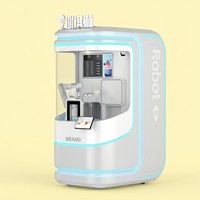 Máquina comercial de helado suave, máquina automática de helado suave de 7 sabores