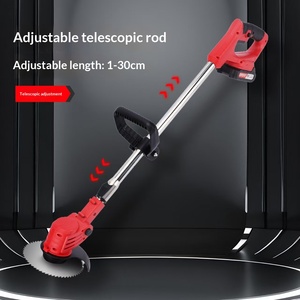 Lawn Mower Telescopic Model Rechargeable Lithium Battery <b>Protective</b> <b>Shield</b> Portable High-Power Blade Grass Cutter C--150 Recharg - Product Image 4