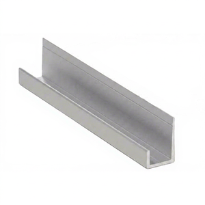Profilé en U en alliage d'aluminium Série 6000, taille personnalisable, service de pliage, soudage et découpe - Product Image 1