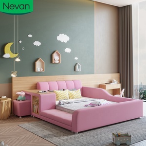 Camas Modernas <span class=keywords><strong>de</strong></span> Diseño Novedoso para Niñas con Escritorio <span class=keywords><strong>2022</strong></span>, Muebles para el Hogar y Dormitorio a <span class=keywords><strong>Precio</strong></span> <span class=keywords><strong>de</strong></span> Fábrica - Product Image 1