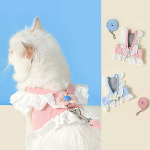 Baju kucing HIPHOPPET, baju putri anak anjing, baju anak anjing kecil, Harness, anti goncangan, untuk kucing kecil - Product Image 2