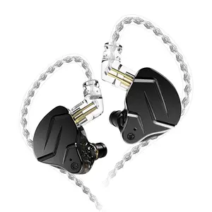 KZ ZSN Pro X Earphone Logam 1BA + 1DD Headset Teknologi Hibrida Monitor In-Ear Bass HIFI Headphone Noise Cancelling