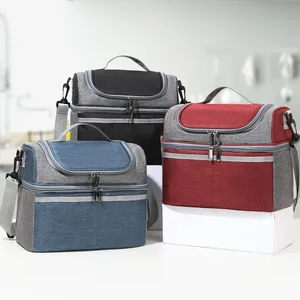Insulated Large Capacity Cooler Bag Waterproof Portable Zipper Thermal Lunch Bags Outdoor Picnic Food - Product Image 6