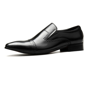Zapatos Oxford de Cuero Genuino para Hombre, Estilo Casual de Negocios, Punta Cuadrada, Antideslizantes, Nuevos, Elegantes, Multifuncionales, para Todas las Temporadas - Product Image 3