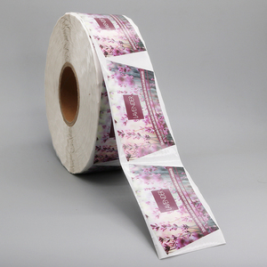 Rollos de Etiquetas de Embalaje Florales Impresas Personalizadas - Product Image 2