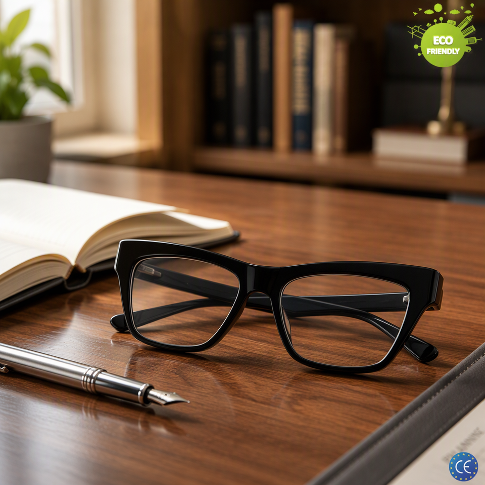 Eco Friendly Mazzucchelli Acetate Cat Eye Eyeglasses Frames Handmade ...