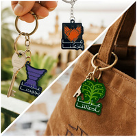En stock – Porte-clés métalliques 3D emblèmes 96e anniversaire KSA pour la Fête nationale d'Arabie Saoudite 2026 – Cadeaux promotionnels et événementiels pour entreprises