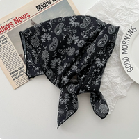 Katoenen bandana met aangepast logo, digitale print, zacht, absorberend, vierkant, als sjaal, gezichtsdoek, hoofdband voor sport, reizen, dagelijks gebruik, wandelen en kamperen