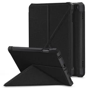 Étui compatible avec le tout nouveau Kindle Fire HD 8 & 8 Plus Tablet Origami Standing Shell Cover avec étui magnétique en TPU