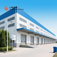 Estructura de Acero para la Construcción de Fábricas, Planta de Trabajo, Almacén, Almacenes Prefabricados con Estructura