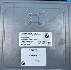 โมดูลควบคุมเครื่องยนต์ BMW 5WK90188 7576297 <span class=keywords><strong>DME</strong></span> MSV80 สำหรับ BMW 1 (E87) 130 I - Product Image 2